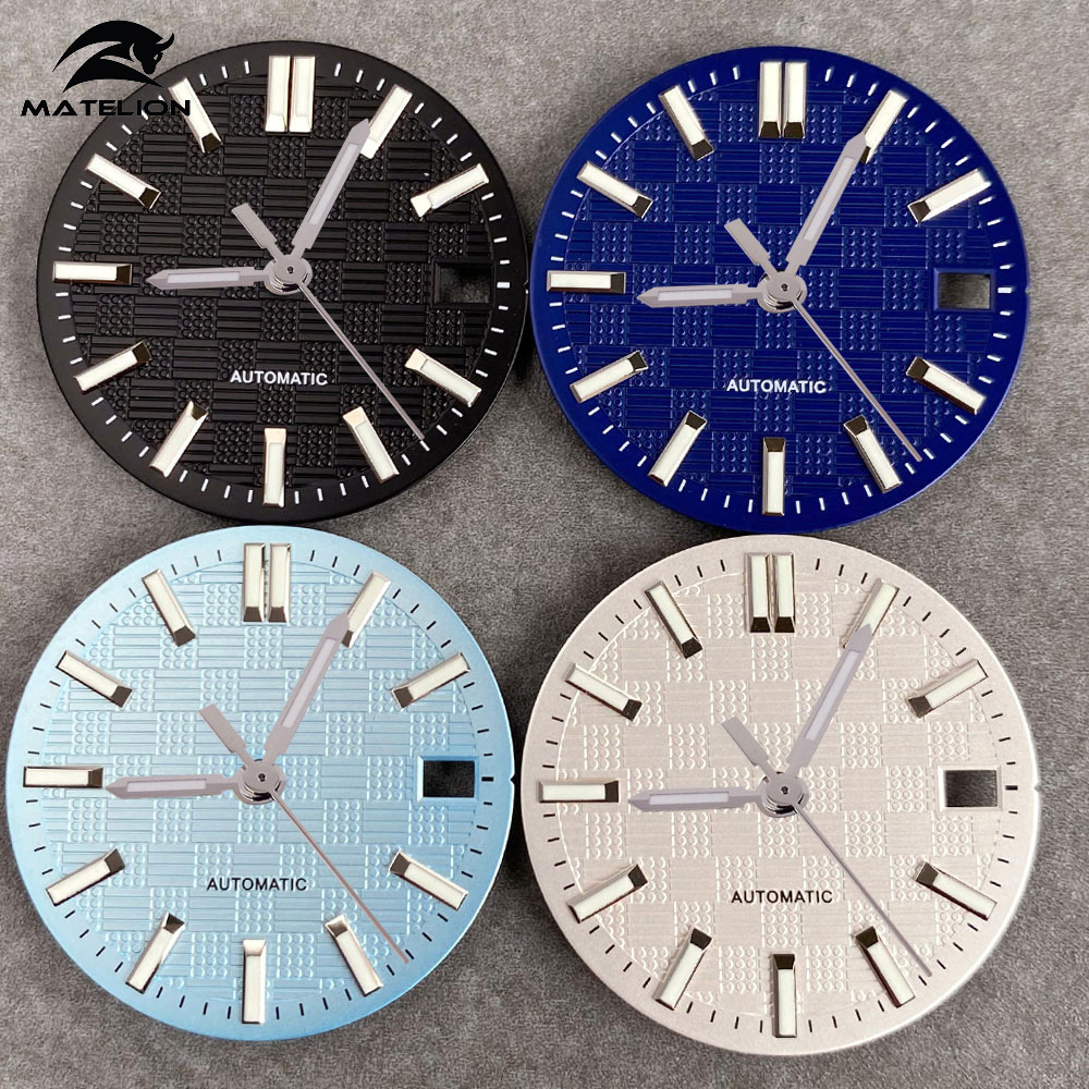 Luxury Watch White - Black White Sky Blue Mod Watch