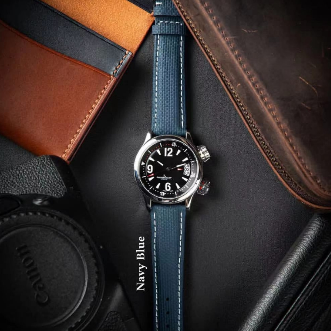 18 19 20 21 22mm Sailcloth FKM - Luxury Watch Jaeger Lecoultre recension och pris