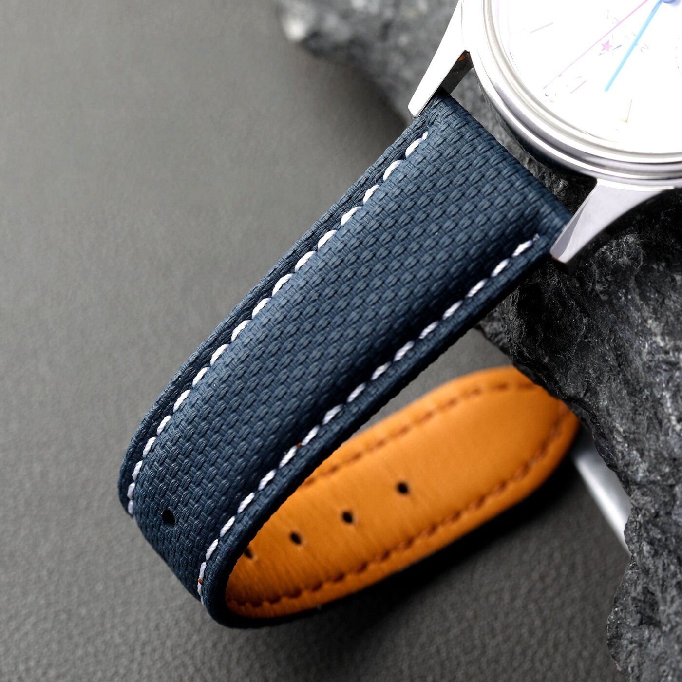 18 19 20 21 22mm Sailcloth FKM - Luxury Watch Jaeger Lecoultre recension och pris
