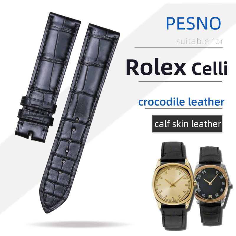 PESNO Crocodile Leather Black  - Luxury Watch Jaeger Lecoultre recension och pris