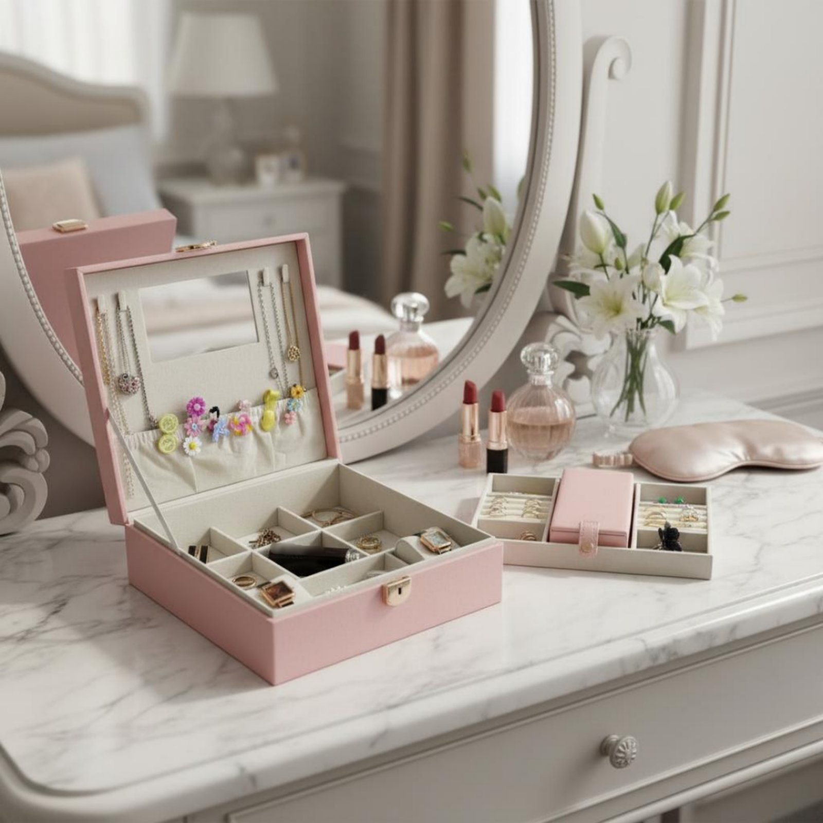Multi-Tier Jewelry Box Soft Lu - Luxury Watch Tier recension och pris