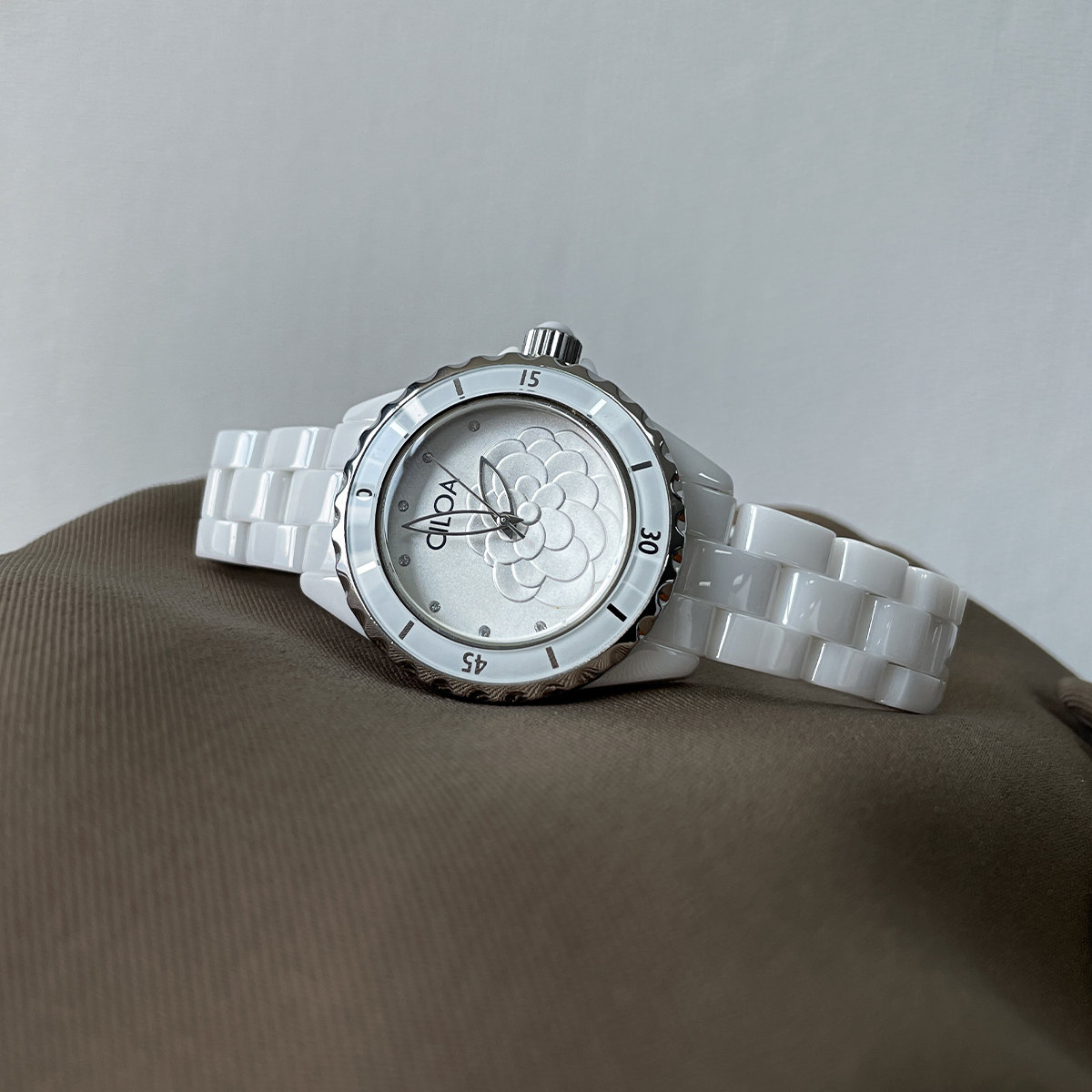 Camellia watch 2025 new women' - Luxury Watch White recension och pris