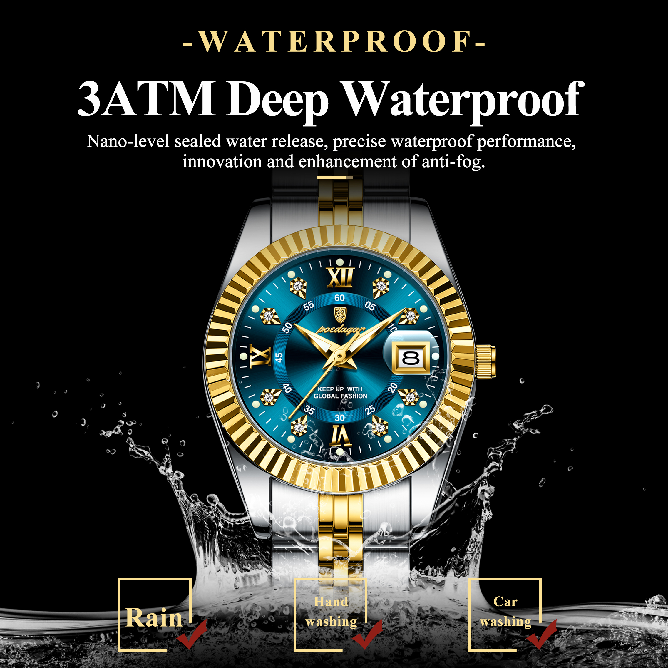 POEDAGAR Top Luxury Watch For  - Luxury Watch For Girls recension och pris