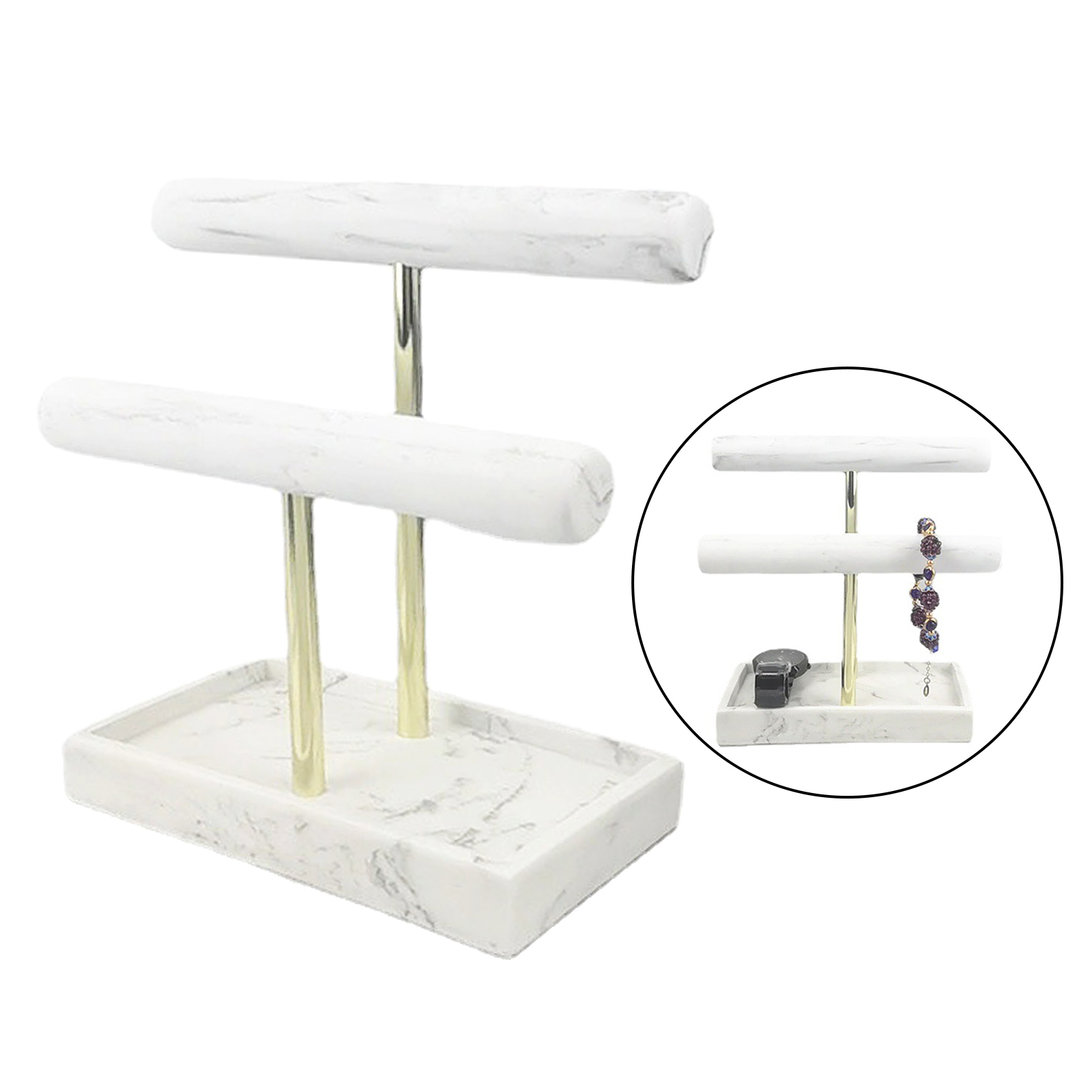 2 Tiers Luxury Marble Watch Ho - Luxury Watch Tier recension och pris
