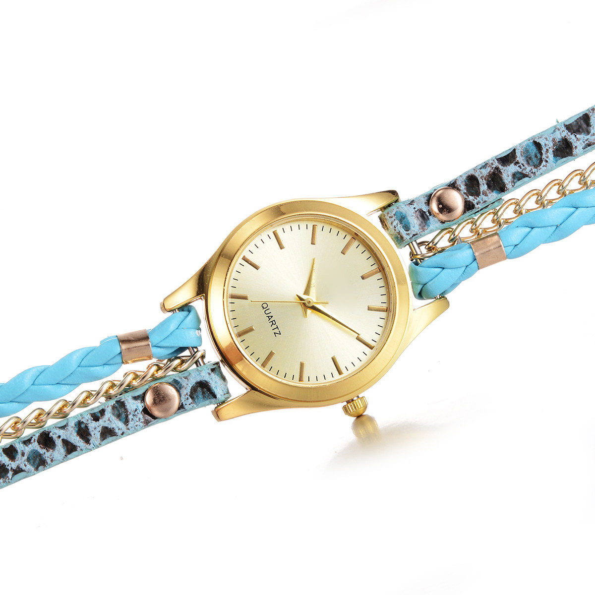 Women Quartz Leopard Watch Ton - Luxury Watch White recension och pris
