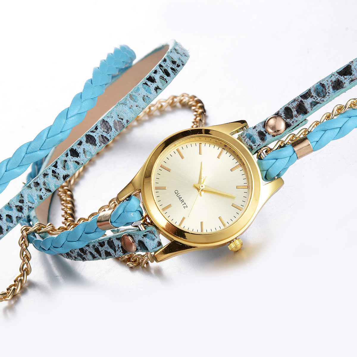 Women Quartz Leopard Watch Ton - Luxury Watch White recension och pris
