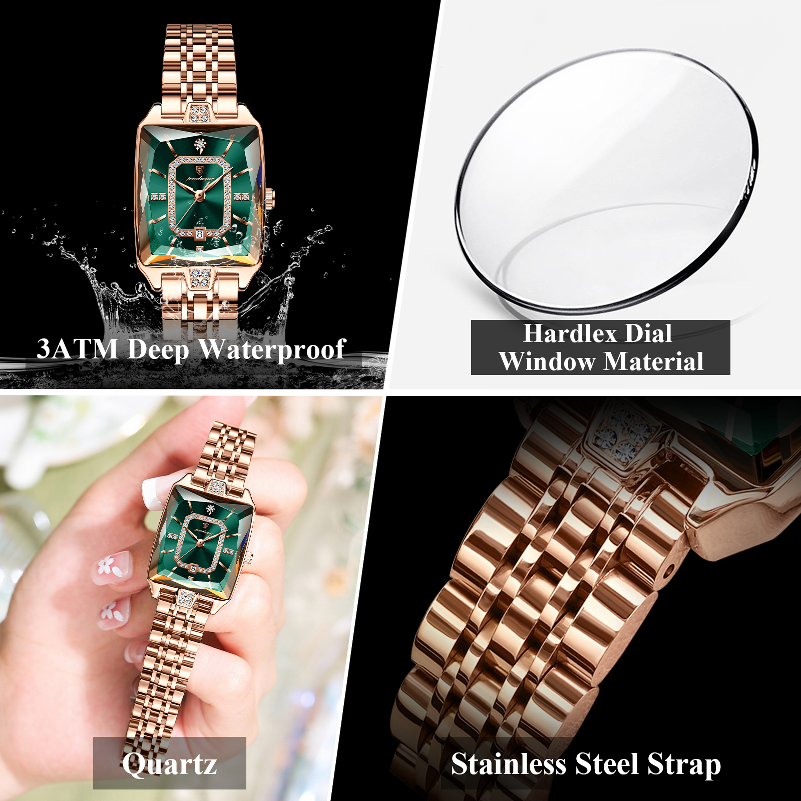 POEDAGAR Luxury Woman Watch Wa - Luxury Watch For Girls recension och pris