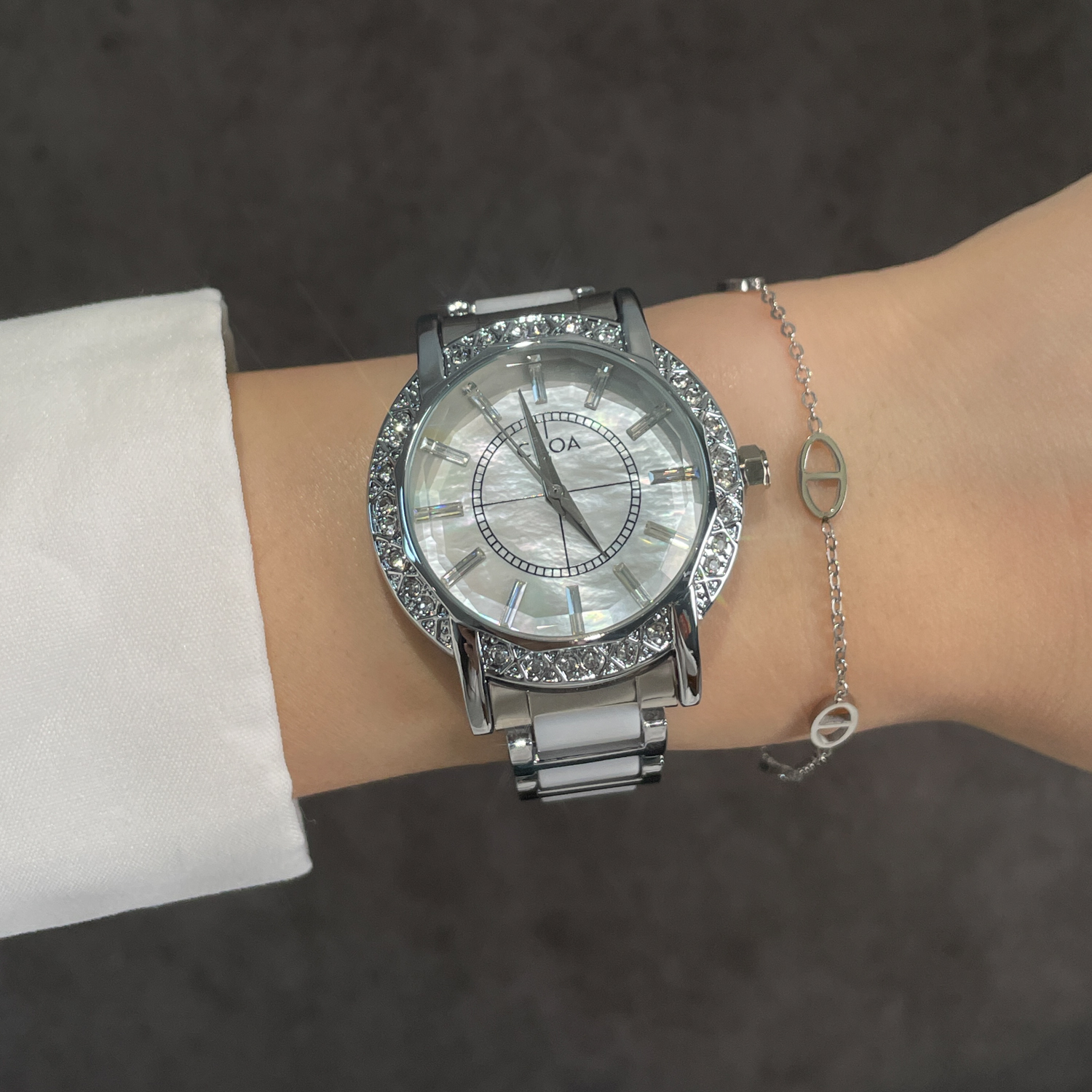 CILOA White Large Dial High-En - Luxury Watch White recension och pris