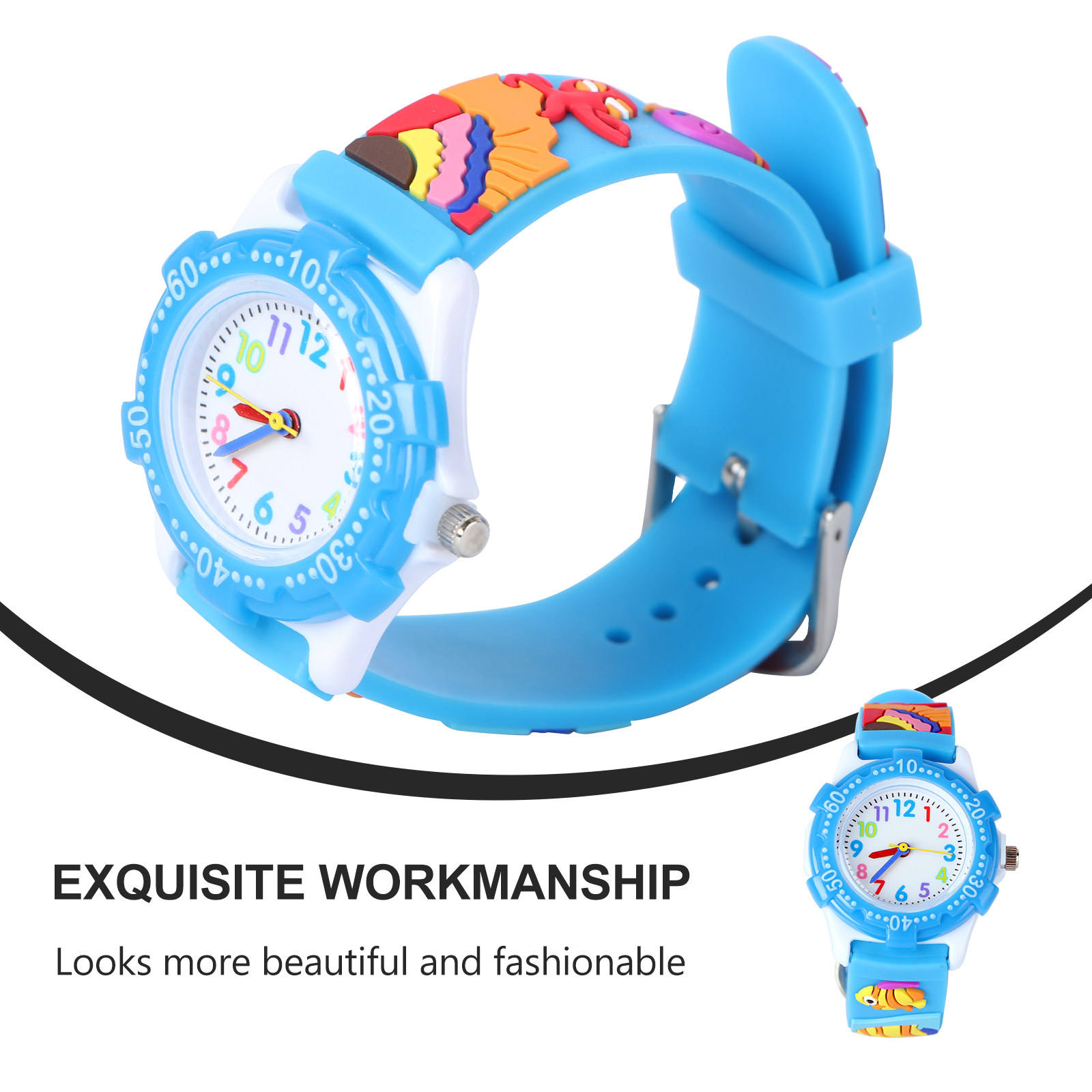 1Pcs Kids Watch Creative Carto - Luxury Watch White recension och pris