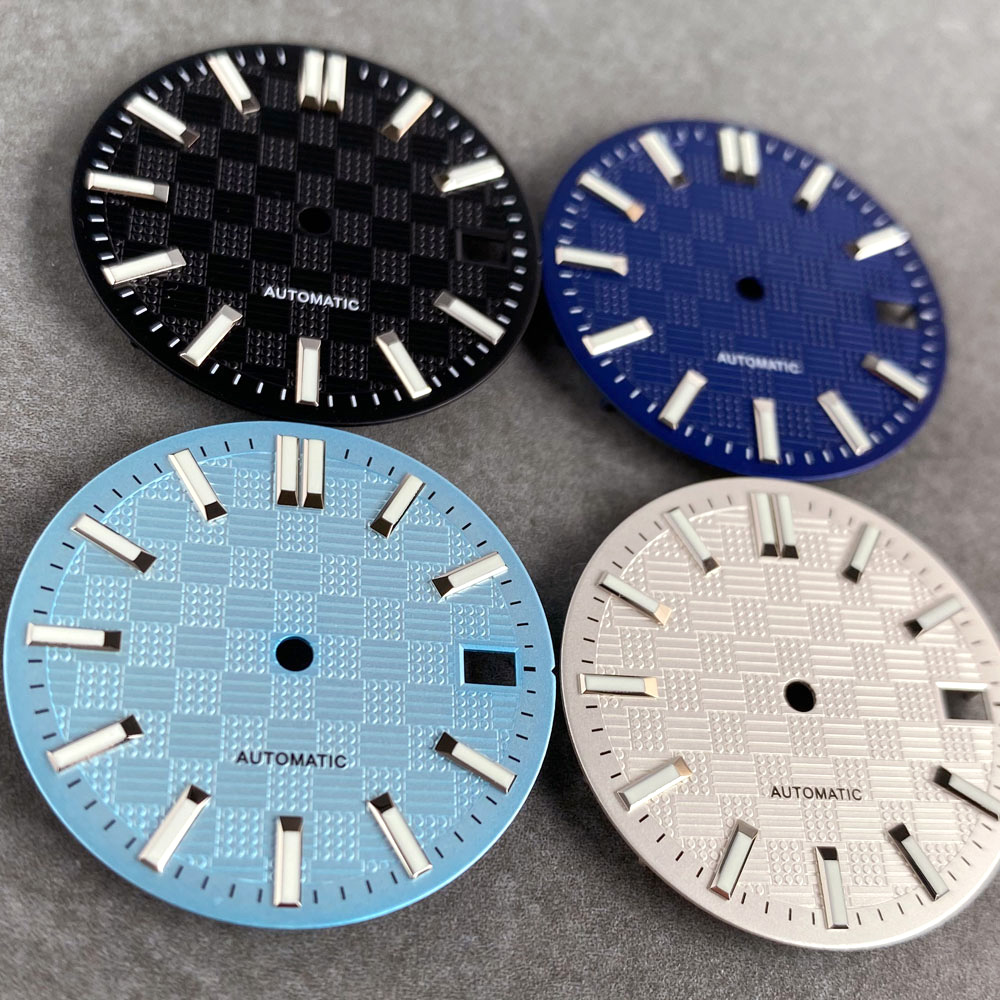 Black White Sky Blue Mod Watch - Luxury Watch White recension och pris