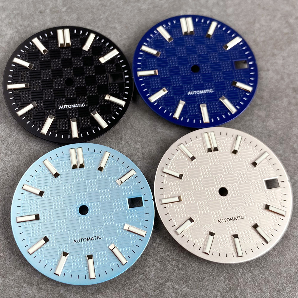 Black White Sky Blue Mod Watch - Luxury Watch White recension och pris