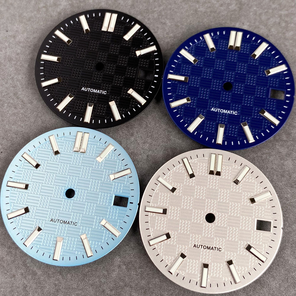Black White Sky Blue Mod Watch - Luxury Watch White recension och pris