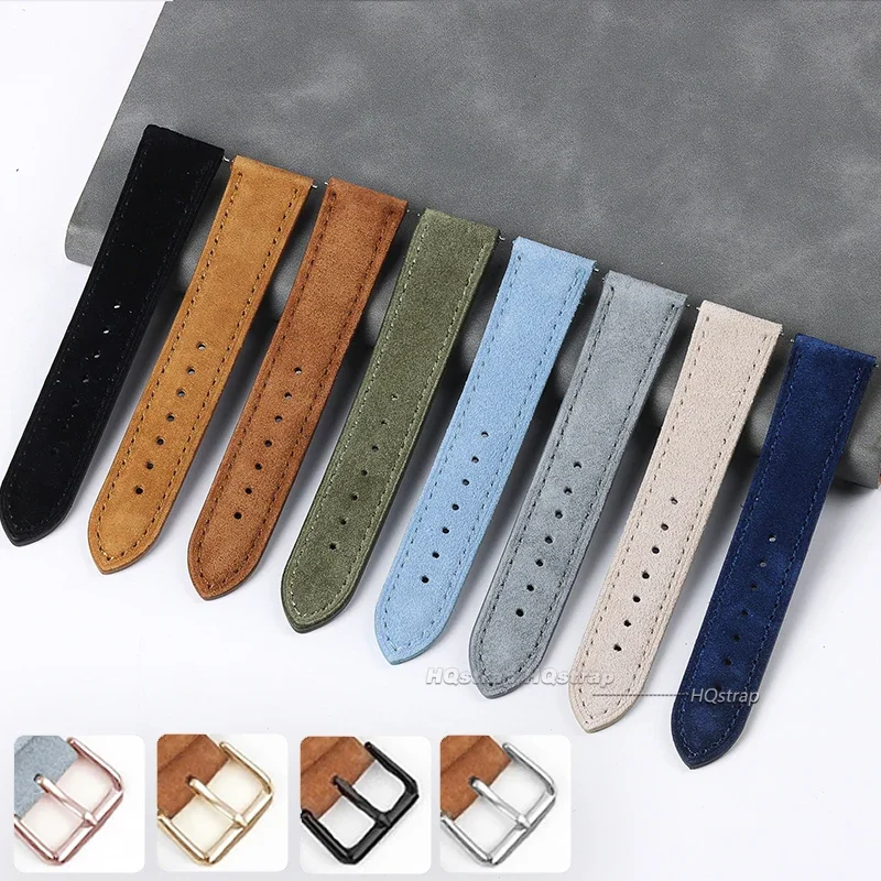 Suede Genuine Leather Watchban - Luxury Watch Jaeger Lecoultre recension och pris