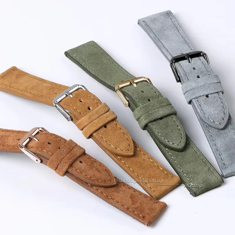 Suede Genuine Leather Watchban - Luxury Watch Jaeger Lecoultre recension och pris