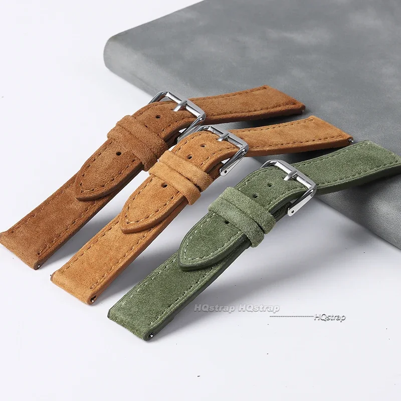 Suede Genuine Leather Watchban - Luxury Watch Jaeger Lecoultre recension och pris