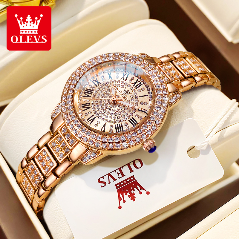 OLEVS 9943 Luxury All Diamond  - Luxury Watch For Girls recension och pris