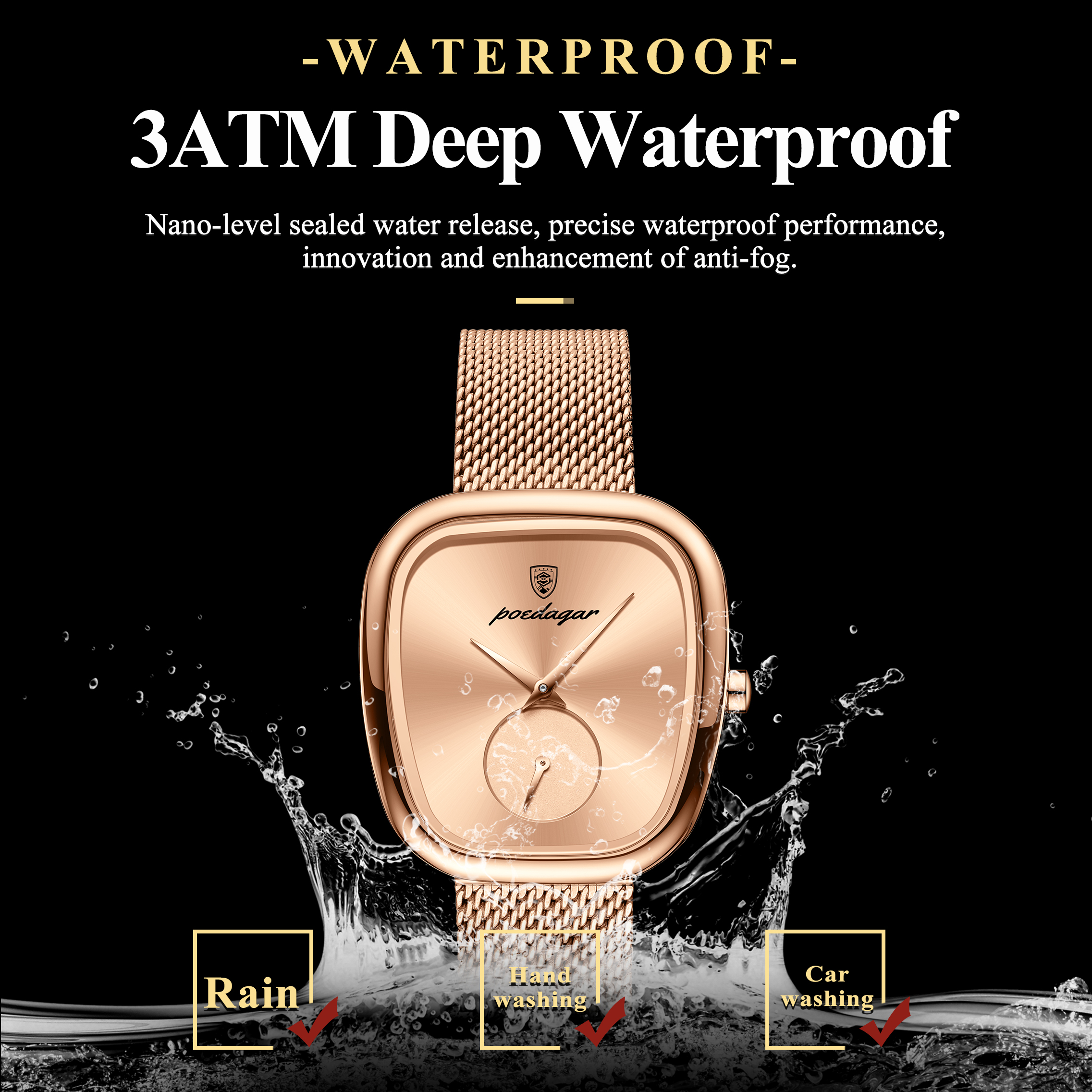 POEDAGAR Luxury Brand Woman Wa - Luxury Watch For Girls recension och pris