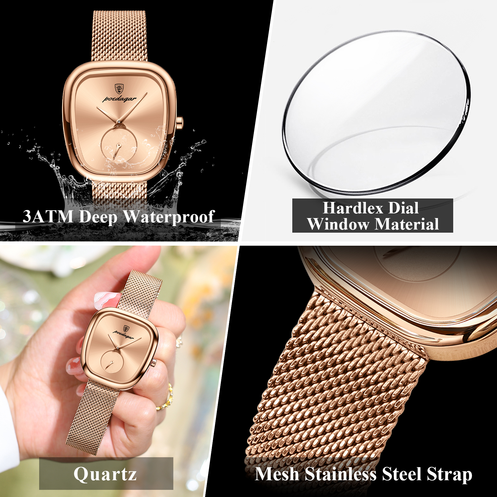 POEDAGAR Luxury Brand Woman Wa - Luxury Watch For Girls recension och pris